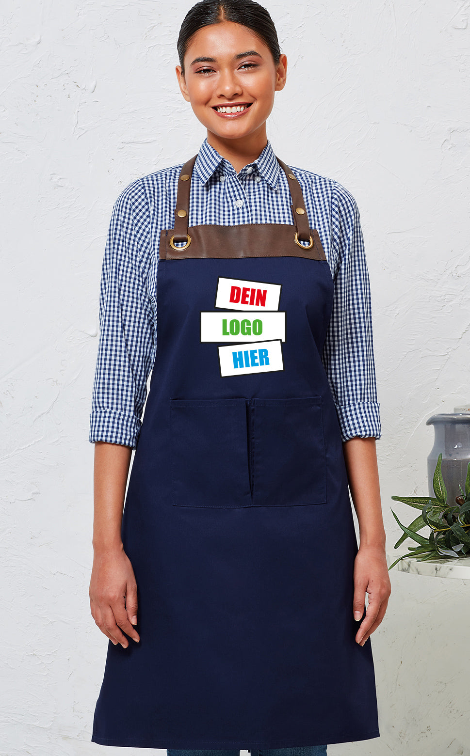 Espresso Bib Apron