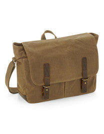 Heritage Waxed Canvas Messenger