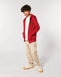 Zip Hoodie Kinder Cultivator 2.0-Red – Bild 3