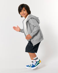 Zip Hoodie Kinder Cultivator 2.0-Heather Grey – Bild 2