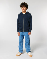 Zip Hoodie Kinder Cultivator 2.0-French Navy – Bild 1