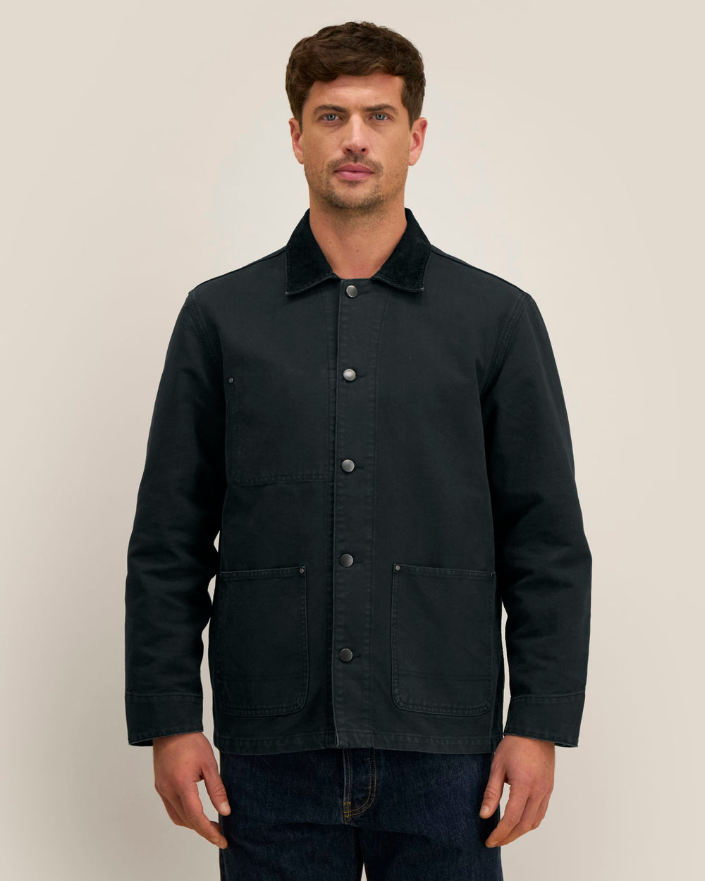 Canvas-Jacke Chore Jacket – Modelfoto