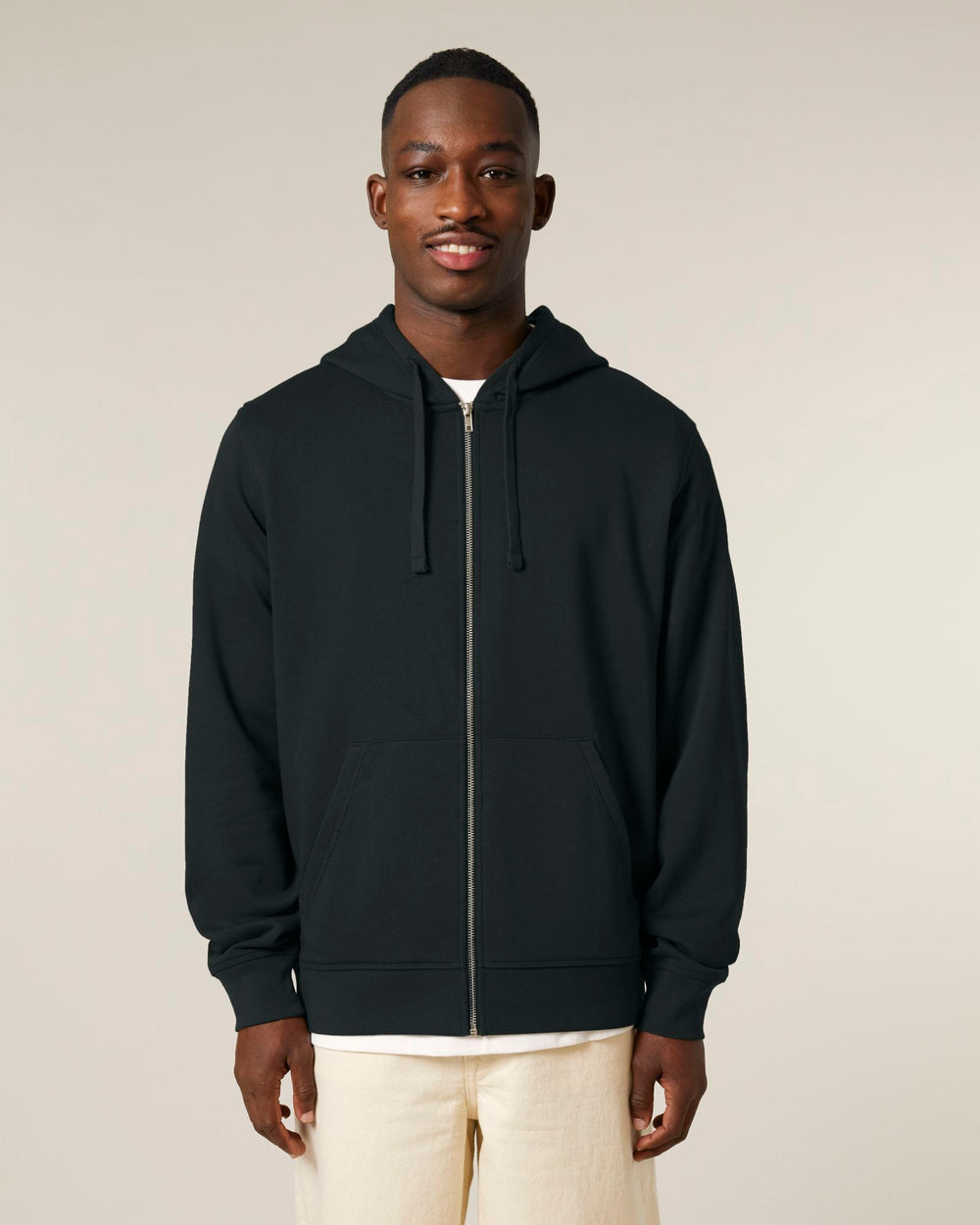 Zip Hoodie Mixer – Modelfoto