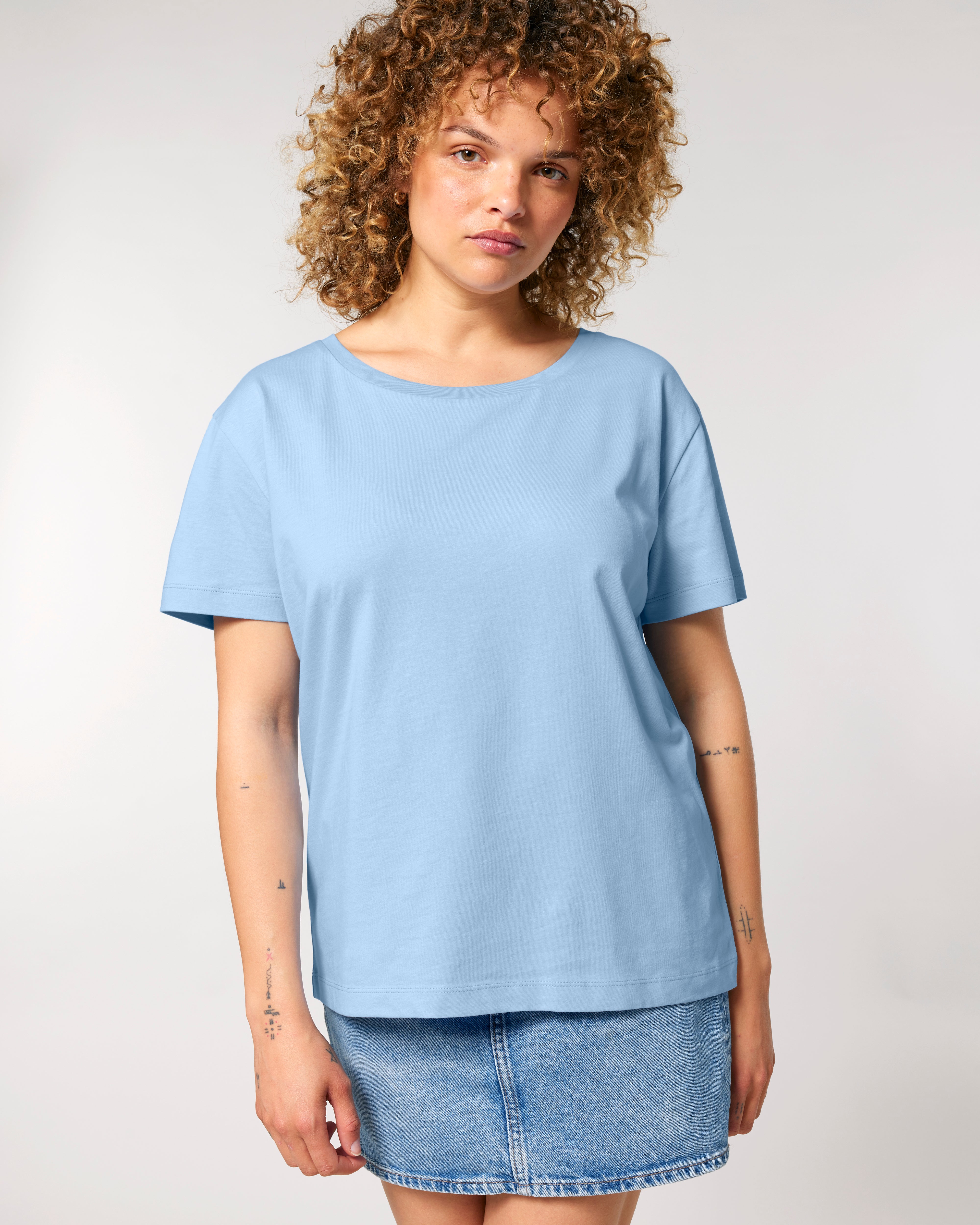 T-Shirt Stella Serena-Blue Soul