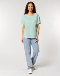 T-Shirt Stella Serena-Caribbean Blue – Bild 10