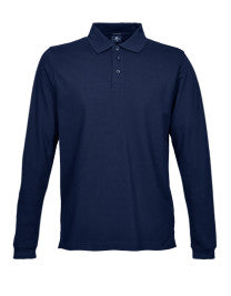 Poloshirt Men's Luxury Stretch Long Sleeve Polo