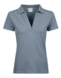 Poloshirt Women´s Luxury Stretch V-Neck Polo