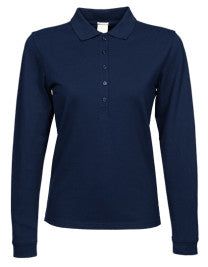 Poloshirt Women´s Luxury Stretch Long Sleeve Polo