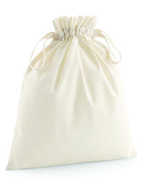 Organic Cotton Draw Cord Bag