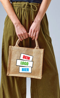 Tasche Shimmer Jute Mini Gift Bag – Bild 1
