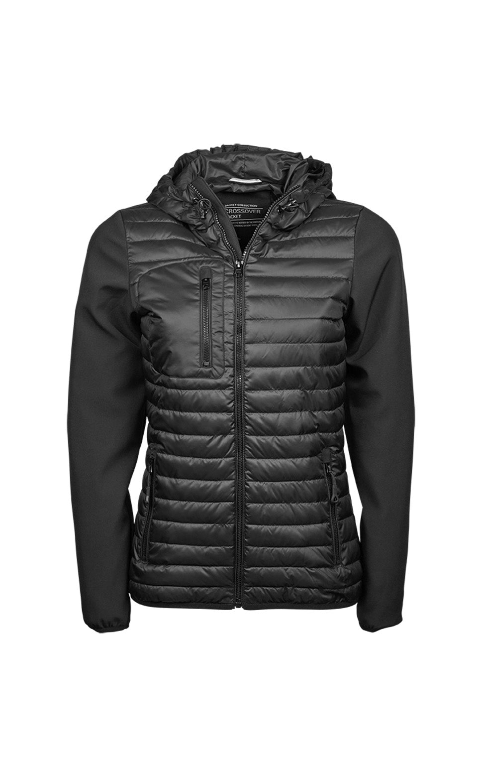 Women's Hooded Crossover Jacket