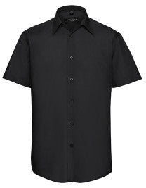 Men´s Short Sleeve Tailored Polycotton Poplin Shirt
