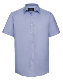 Men´s Short Sleeve Tailored Herringbone Shirt