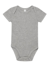 Body Baby Bodysuit Heather Grey Melange – Babybody | SHIRTPLUS – Bild 4