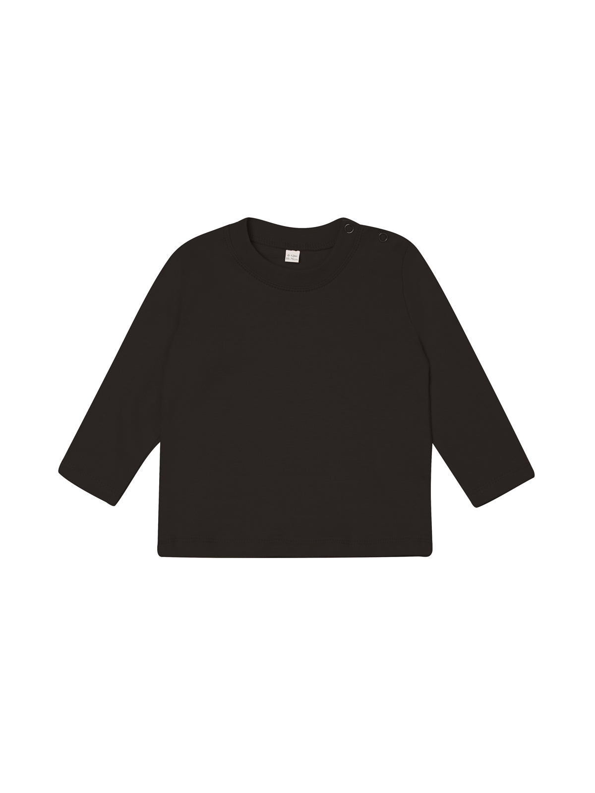 Langarmshirt Baby Long Sleeve T Black – Baby-Langarmshirt | SHIRTPLUS