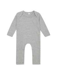 Strampler Baby Rompasuit Heather Grey Melange – Babystrampler | SHIRTPLUS – Bild 3