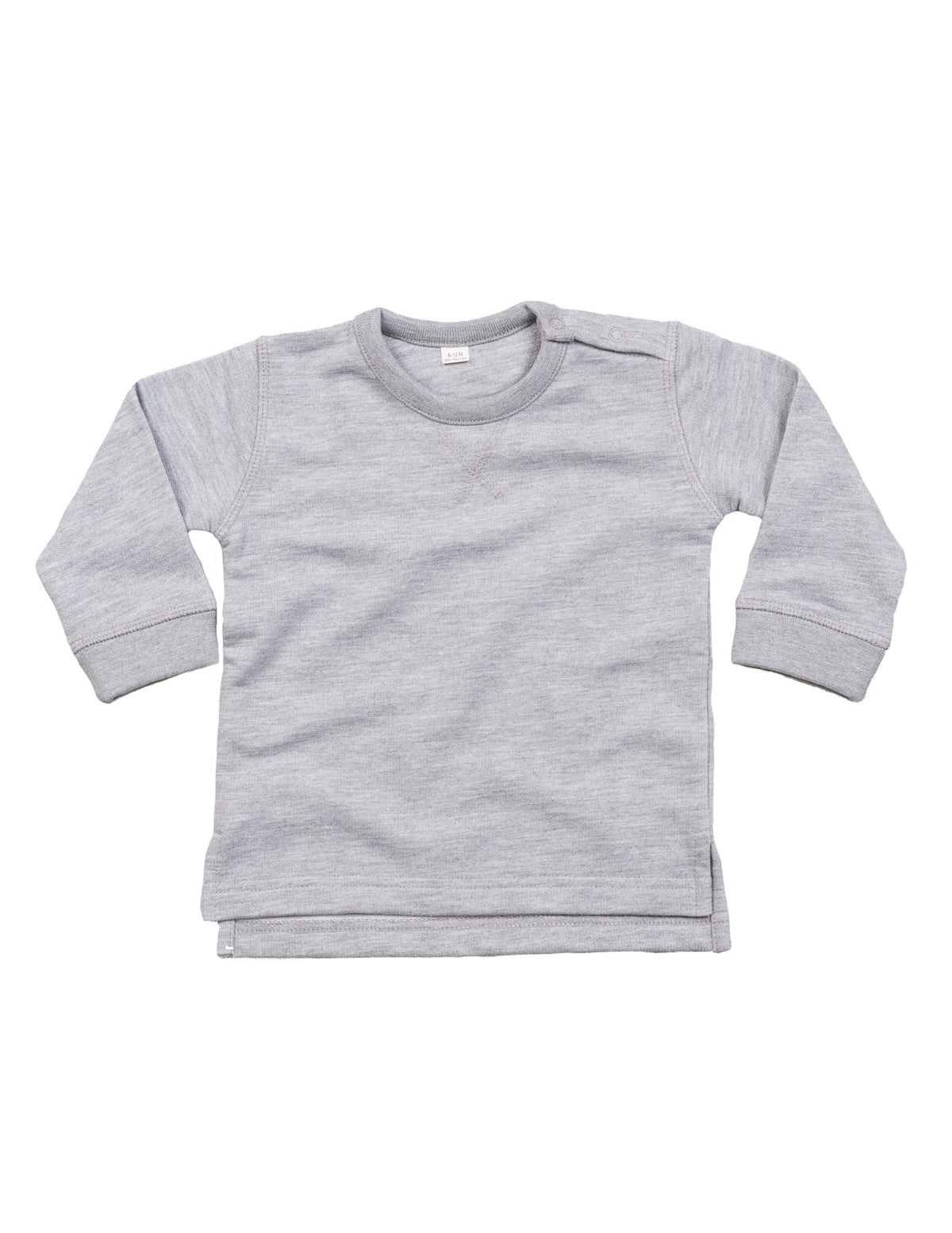 Sweatshirt Baby Sweatshirt Heather Grey Melange – Baby-Sweatshirt | SHIRTPLUS