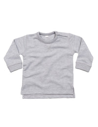 Sweatshirt Baby Sweatshirt Heather Grey Melange – Baby-Sweatshirt | SHIRTPLUS – Bild 3