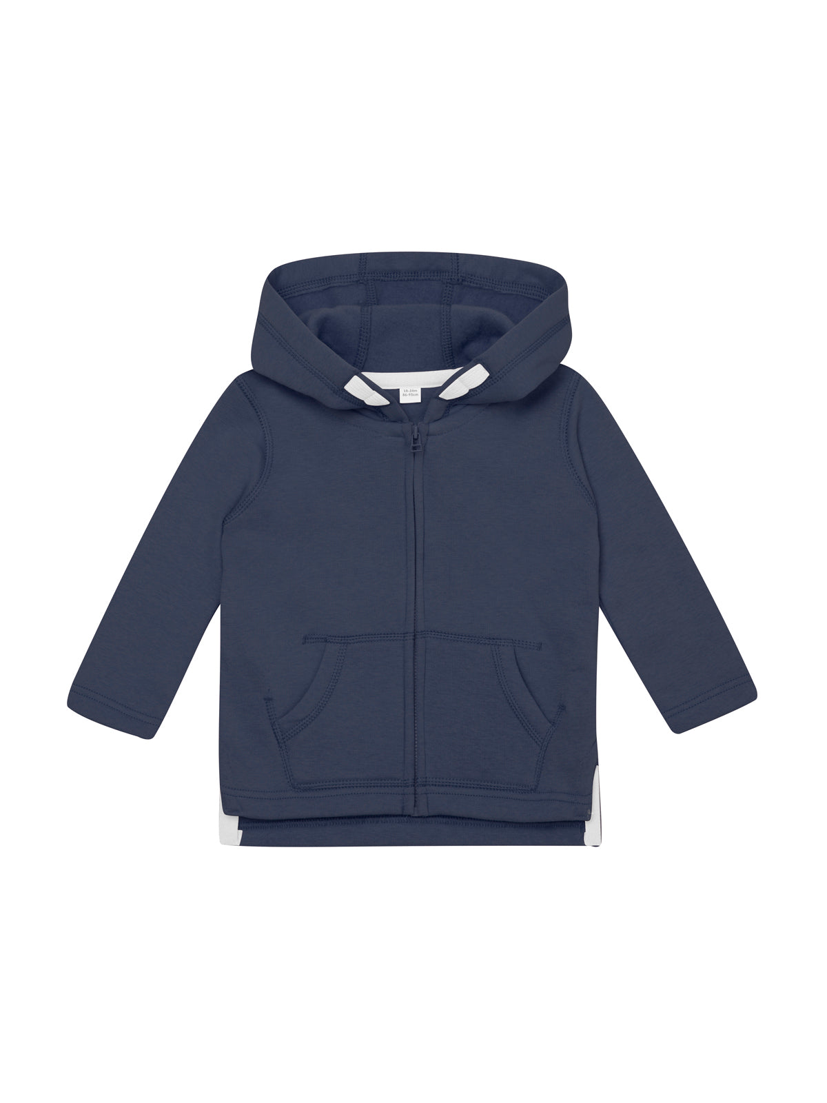 Zip Hoodie Baby Zipped Hoodie Nautical Navy – Baby-Kapuzenjacke | SHIRTPLUS