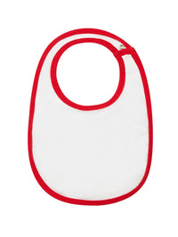 Lätzchen Single Layer Bib White / Red – Lätzchen | SHIRTPLUS – Bild 4