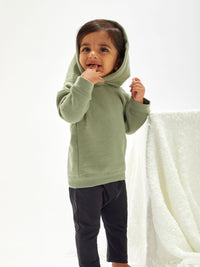 Hoodie Baby Essential Hoodie Soft Olive – Baby-Hoodie | SHIRTPLUS – Bild 7