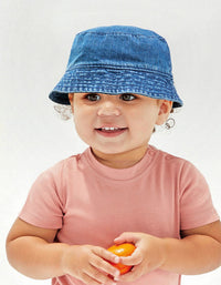 Bucket Hat Baby Denim Bucket Hat – Baby-Fischerhut | SHIRTPLUS – Bild 1