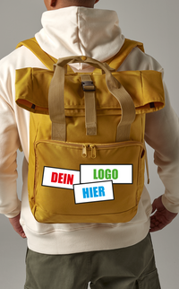 Rucksack Recycled Twin Handle Roll-Top Laptop Backpack – Bild 1