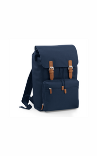bg 613 vintage laptop backpack Fruit Distribution day use with minimal weight Bagbase Vintage Laptop Backpack bedrucken