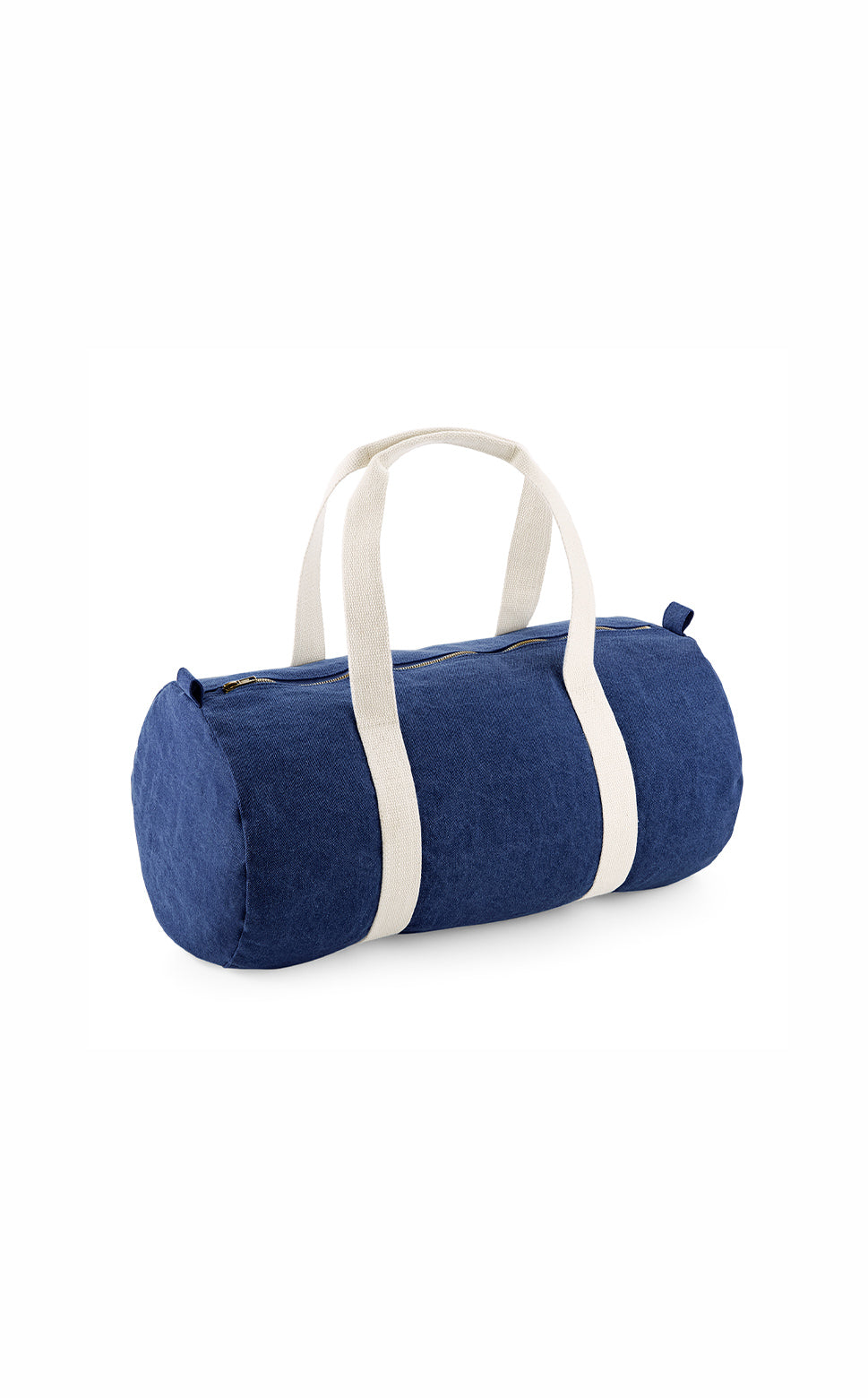 Denim Barrel Bag