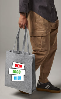 Bagbase Felt Bag Tragetasche – Frontansicht | SHIRTPLUS – Bild 1