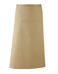 Bistroschürze Premier Workwear Colours Bar Apron in Khaki – Vorderansicht – Bild 10