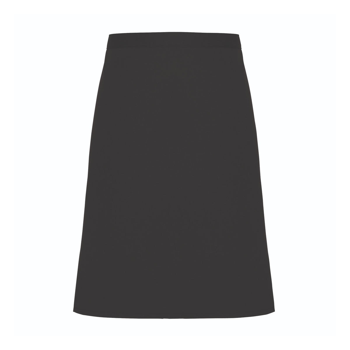 Waist apron Premier Workwear Mid-Length Apron (Fairtrade Cotton) in Black – front view