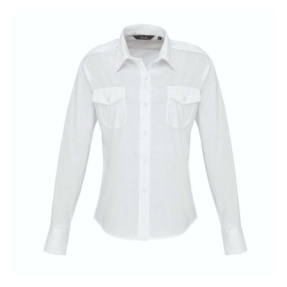 Bluse Women´s Long Sleeve Pilot Shirt