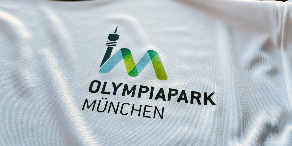 Olympiapark Munich: shirts with logo in digital print