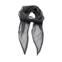 Scarf Premier Workwear Women´s Colours Collection Chiffon Scarf in Dark Grey – front view – Bild 10