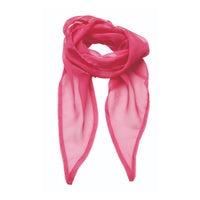 Scarf Premier Workwear Women´s Colours Collection Chiffon Scarf in Fuchsia – front view – Bild 9
