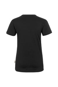 HAKRO Classic V-Shirt Damen 126 in Schwarz – Rückansicht – Bild 9