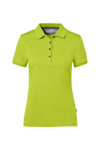 Poloshirt HAKRO COTTON TEC® Polo Damen 214 in Kiwi – Vorderansicht – Bild 9