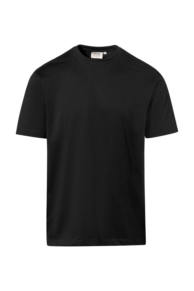 HAKRO Heavyweight T-Shirt 293 in black – front view