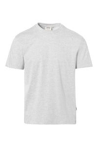 HAKRO Heavyweight T-Shirt 293 in mottled ash grey – front view – Bild 9