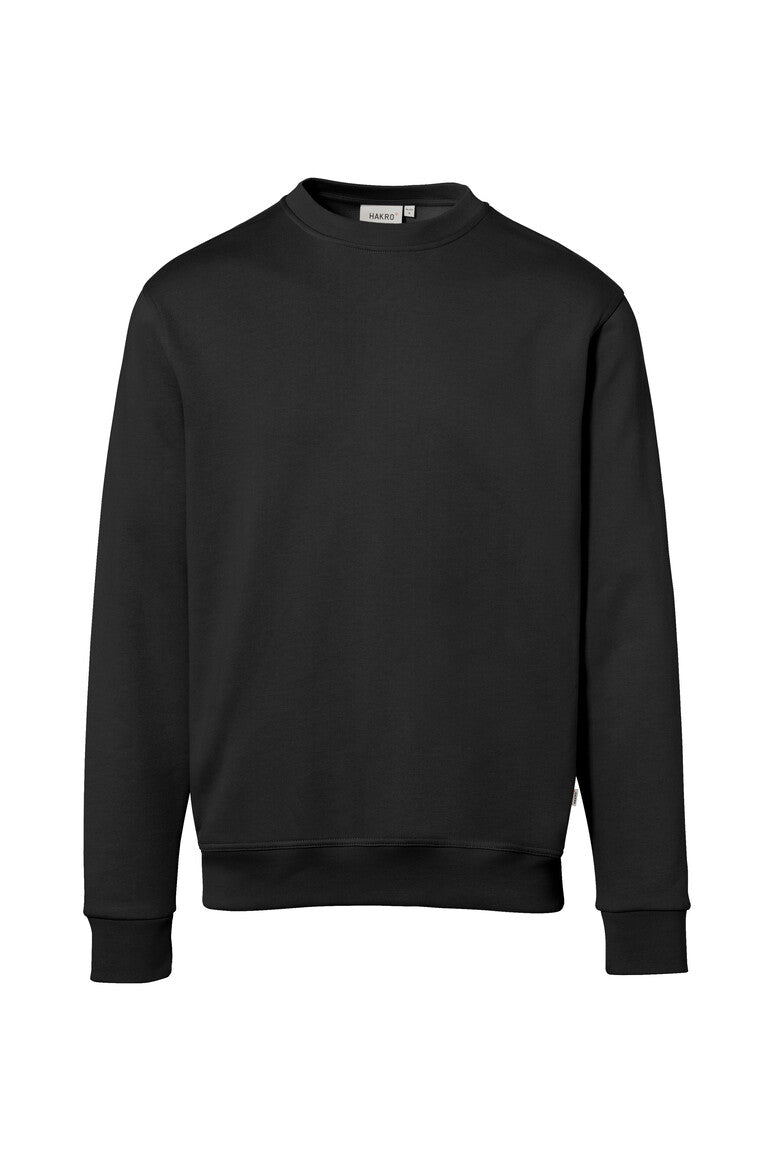 HAKRO Premium Sweatshirt 471 in Schwarz – Vorderansicht