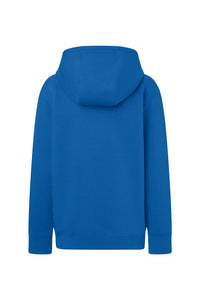 HAKRO Kinder Kapuzen-Sweatjacke 565 in Royalblau – Rückansicht – Bild 9