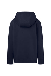 HAKRO Kinder Kapuzen-Sweatjacke 565 in Tinte – Rückansicht – Bild 10