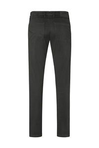 HAKRO X-Stretch Chinohose 707 in Karbongrau – Rückansicht – Bild 10