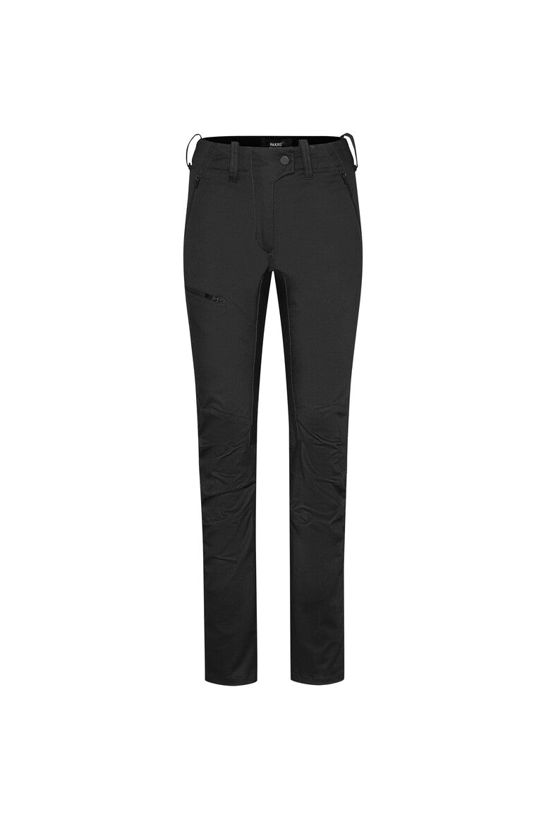 HAKRO Performancehose Damen 710 in Schwarz – Vorderansicht