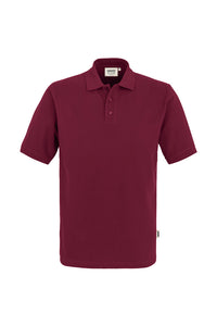 Poloshirt HAKRO Polo Top 800 in Weinrot – Vorderansicht – Bild 9