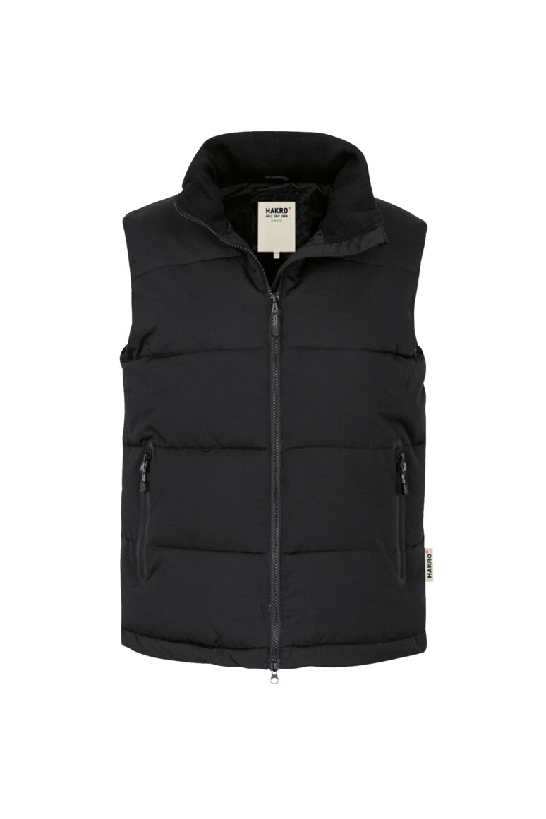 HAKRO Body Warmer 842 in black – front view