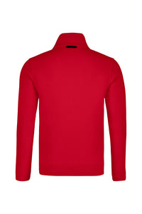 HAKRO Fleecejacke 846 in Rot – Rückansicht – Bild 10