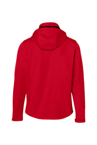 HAKRO Softshell Jacket 848 in red – back view – Bild 10