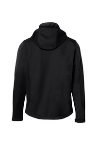 HAKRO Softshell Jacket 848 in black – back view – Bild 9